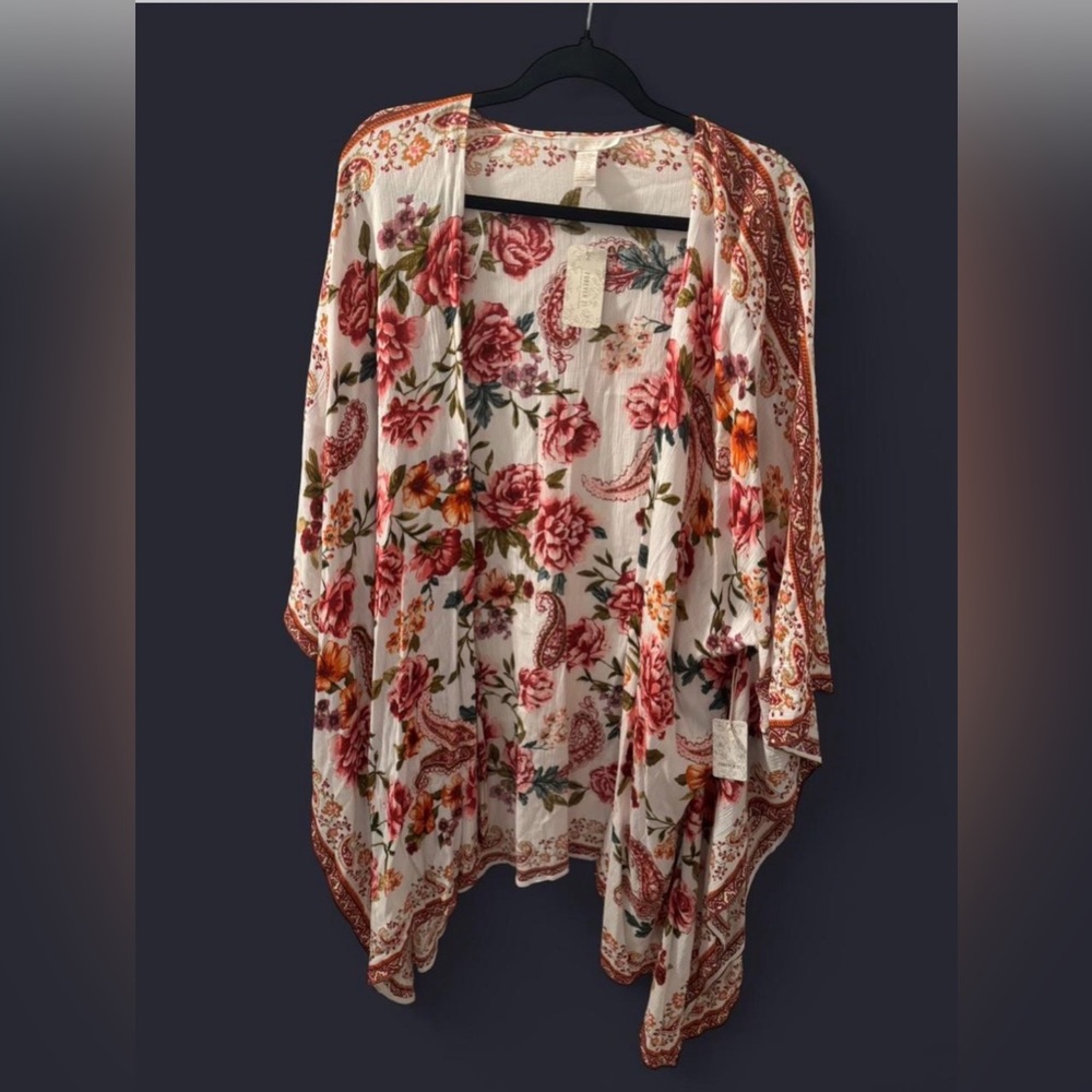 Forever 21 Floral Print Kimono